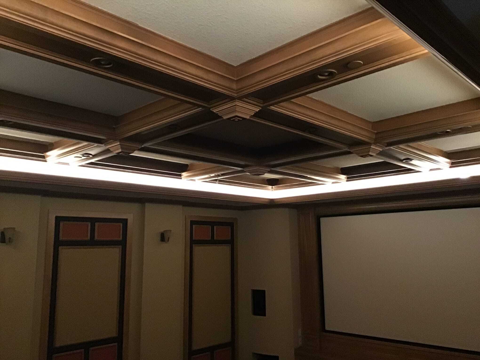 recessed theater lights