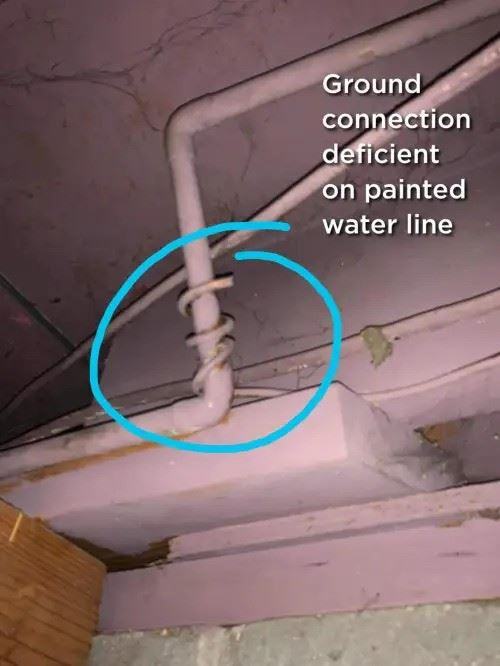 during a 100 amp electrical service upgrade in Indianola