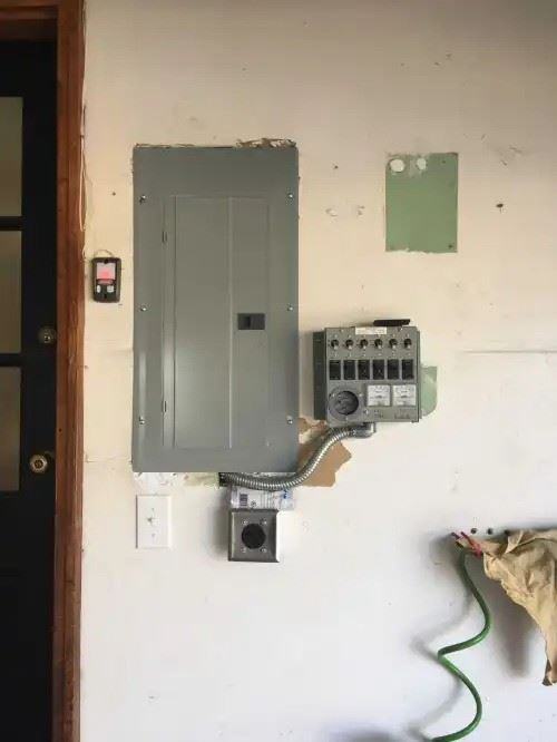 before a 100 amp electrical service upgrade in Indianola